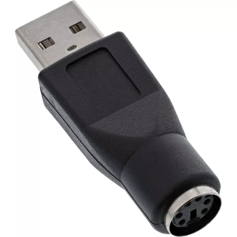 Αντάπτορας USB InLine βύσμα αρσενικό Type-A σε υποδοχή θηλυκή MD6 υποδοχή θηλυκή PS/2