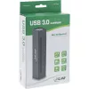 Hub USB 3.0 InLine 10 θυρών θήκη αλουμινίου με τροφοδοτικό 4A, μαύρο