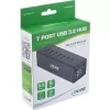 Hub USB 3.0 InLine, 7 θύρες, θήκη αλουμινίου, με τροφοδοτικό 2,5A