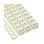 Δακτύλιοι σήμανσης καλωδίων InLine 4 mm, αριθμοί 0–9, 100 τεμ., λευκό