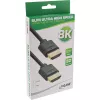 InLine Slim Ultra High Speed Καλώδιο HDMI M/M 8K4K επιχρυσωμένο μαύρο 2m