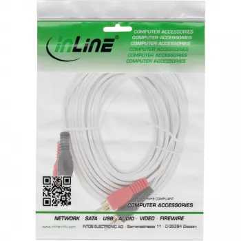 InLine Καλώδιο RCA 2x RCA αρσενικό / αρσενικό επιχρυσωμένο 10m