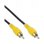 InLine Καλώδιο βίντεο, 1x RCA M/M, κίτρινα βύσματα, 0,5 m, RCA, RCA, 0,5 m, μαύρο