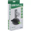 InLine Καλώδιο USB 3.2 Gen.1 USB Type-A M / A W + τροφοδοσία, με βάση, μαύρο, 3m