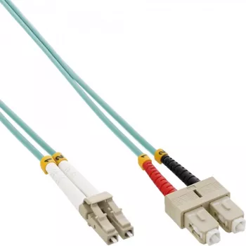 Καλώδιο οπτικών ινών duplex LC/SC InLine 88642O 50/125µm OM3 2m