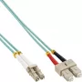 Καλώδιο οπτικών ινών duplex LC/SC InLine 88642O 50/125µm OM3 2m