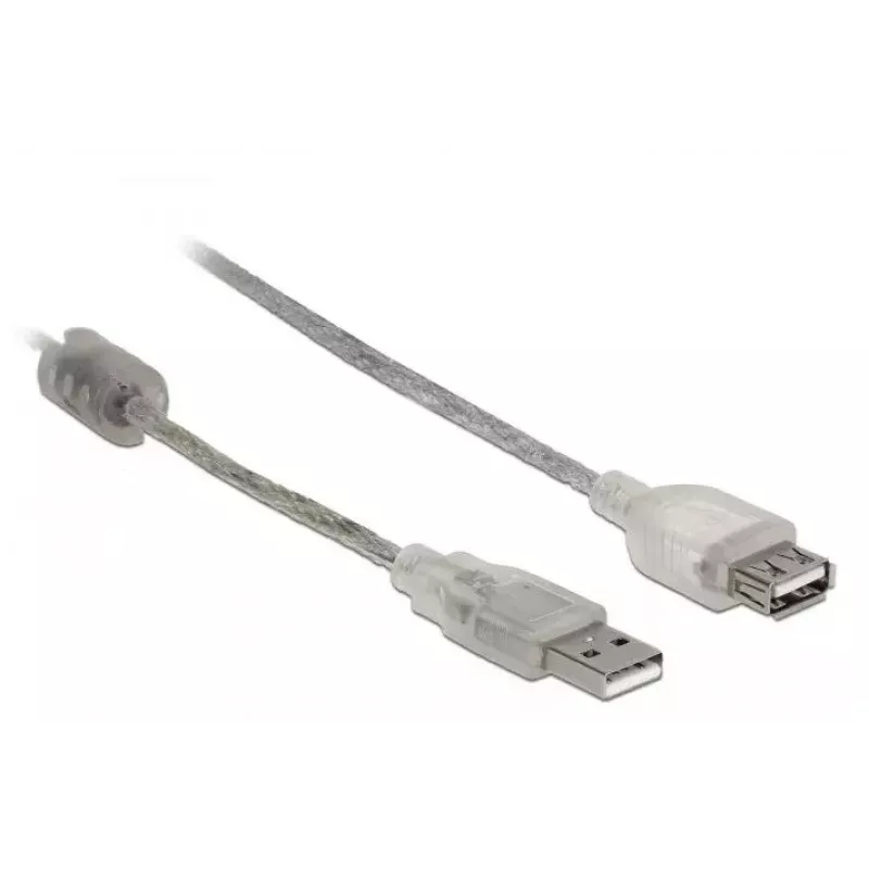 Καλώδιο USB DeLOCK 82244 USB 2.0 0,3 m διαφανές