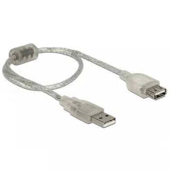 Καλώδιο USB DeLOCK 82244 USB 2.0 0,3 m διαφανές