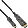 Καλώδιο USB Display AOC InLine, USB-C βύσμα αρσενικό σε HDMI βύσμα αρσενικό (DP Alt Mode), 25 m