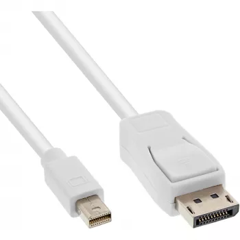 InLine Καλώδιο Mini DisplayPort σε DisplayPort λευκό 1,5m