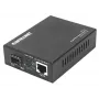 Μετατροπέας μέσων Intellinet Gigabit PoE+, 1 x θύρα 1000Base-T RJ45 σε 1 x θύρα SFP, PoE+ injector