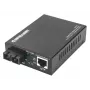 Μετατροπέας μέσων Intellinet Gigabit PoE+, θύρα 1000Base-T RJ45 σε 1000Base-LX (SC) Singlemode, 20 km, PoE+ injector