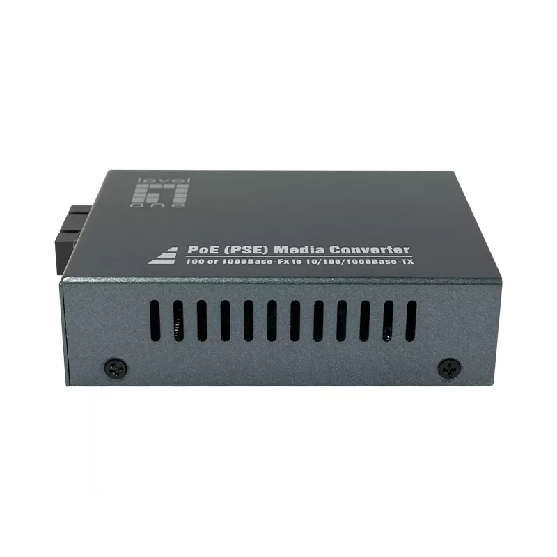 Μετατροπέας μέσων LevelOne RJ45 σε SC Gigabit, PoE PSE, ίνα multimode, 0,5 km