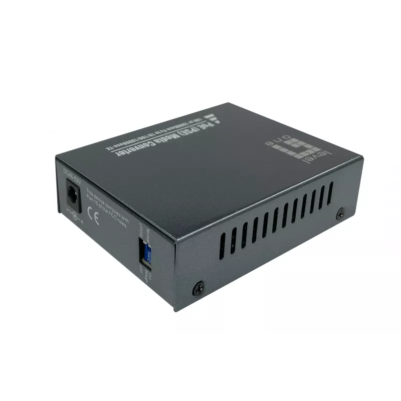 Μετατροπέας μέσων LevelOne RJ45 σε SC Gigabit, PoE PSE, ίνα multimode, 0,5 km