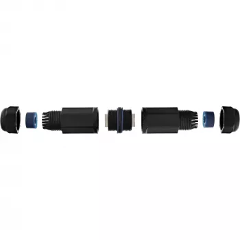 Σύνδεσμος InLine Cat.6, αδιάβροχος IP67, 2x RJ45 θηλυκό/θηλυκό, 1:1