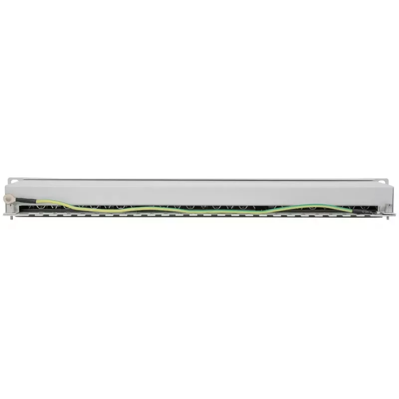 Intellinet Patch Panel, Cat6a, FTP, 24-Port, 1U, θωρακισμένο, 90° Top-Entry LSA, γκρι
