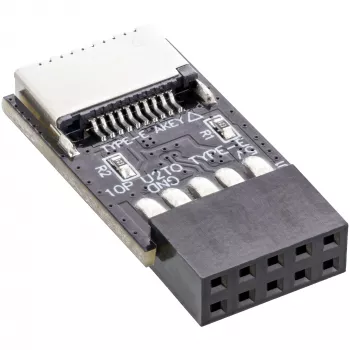 InLine προσαρμογέας USB 2.0 σε USB 3.2 Type-E Key-A εσωτερικός