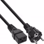InLine καλώδιο τροφοδοσίας 16A CEE 7/7 ίσιο / IEC320/C19 3 m