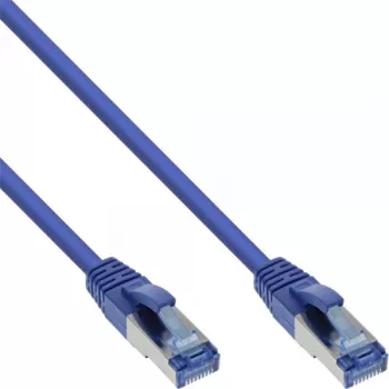 InLine καλώδιο patch S/FTP PiMF Cat.6A χωρίς αλογόνα 500 MHz μπλε 7,5 m