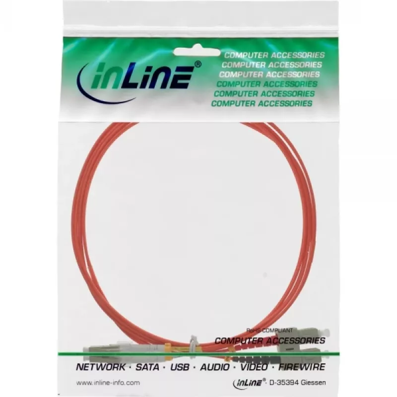 InLine καλώδιο οπτικών ινών duplex LC/SC 50/125µm OM2 5 m
