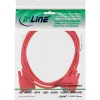 InLine Καλώδιο null modem DB9 υποδοχή / υποδοχή, χυτό, κόκκινο, 3 m