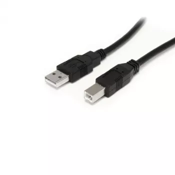 StarTech.com 9 m (30 ft.) Ενεργό Καλώδιο USB 2.0 A σε B, 9 m, USB A, USB B, USB 2.0, 0,48 Gbit/s, Μαύρο