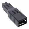 InLine Προσαρμογέας FireWire 400 / 800 1394b 6 σε 9 Pin υποδοχή / βύσμα