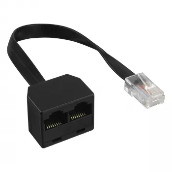 InLine Διαχωριστής ISDN 1 -> 2, 1x RJ45 M / 2x RJ45 F, (8P8C), χωρίς αντιστάσεις