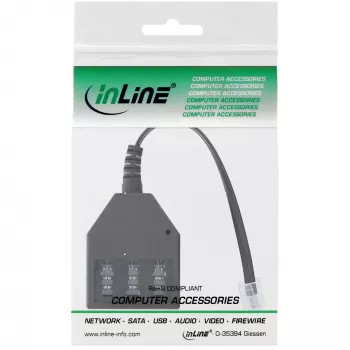 InLine Καλώδιο προσαρμογέα TAE German RJ11 6P4C βύσμα σε TAE NFN υποδοχή 69942A
