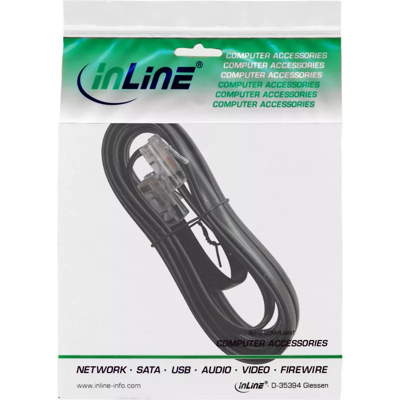 Καλώδιο ISDN RJ45 βύσμα / βύσμα 8P8C 3m InLine 68813A