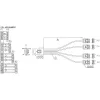 InLine Καλώδιο SAS Mini SAS SFF8087 σε 4x SATA απευθείας OCR 0,75 m