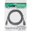 InLine Καλώδιο USB 3.2 Gen.1 Type-A αρσενικό / Type-A θηλυκό, μαύρο, 0,5 m