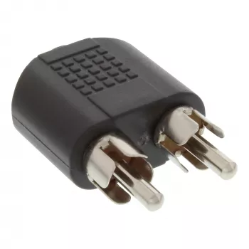 Αντάπτορας ήχου 3,5 mm θηλυκό jack στερεοφωνικό / 2x αρσενικό Cinch InLine 99343