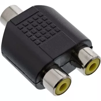 Αντάπτορας ήχου 3,5 mm θηλυκό jack μονοφωνικό / 2x θηλυκό Cinch InLine 99338