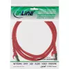 InLine Καλώδιο patch F/UTP Cat.5e κόκκινο 1m