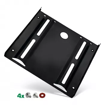 InLine Πλαίσιο τοποθέτησης HDD/SSD, 2,5 ίντσες σε 3,5 ίντσες, με βίδες, μαύρο