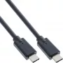 InLine Καλώδιο USB 3.2 Gen.2x2 USB-C αρσενικό/αρσενικό 0,3m 20 Gbit/s μαύρο