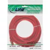 InLine Καλώδιο patch S/FTP PiMF Cat.6 250MHz PVC χαλκός κόκκινο 50m