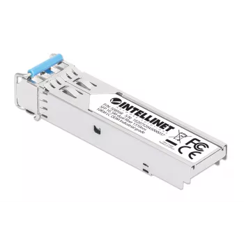 Intellinet Industrial Gigabit Fiber SFP Οπτικός πομποδέκτης 1000Base-LX Singlemode 10 km ασημί