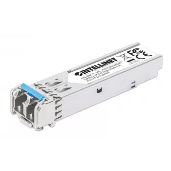 Intellinet 508735 μονάδα πομποδέκτη SFP Gigabit οπτικής ίνας 1000Base-LX, LC Duplex Single-Mode, 10 km, 1310 nm, συμβατή με HPE J4859A