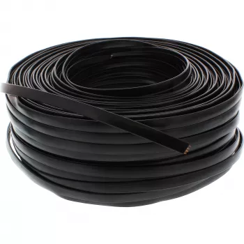 InLine Καλώδιο Modular 68818 8-κλωνο επίπεδο καλώδιο 100m ρολό μαύρο