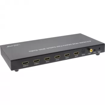 InLine Διακόπτης Matrix HDMI, 4K2K, 4 είσοδοι σε 2 εξόδους