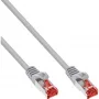 InLine Καλώδιο Patch S/FTP PiMF Cat.6 250MHz χαλκός χωρίς αλογόνα γκρι 10m