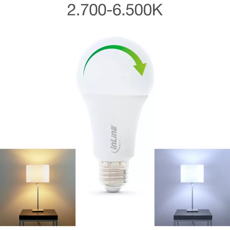 InLine SmartHome LED-Λάμπα RGB E27, 900LM