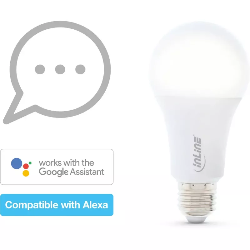 InLine SmartHome LED-Λάμπα RGB E27, 900LM