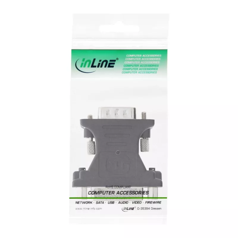 InLine Προσαρμογέας DVI-A DVI 24+5 θηλυκό / HD15 αρσενικό
