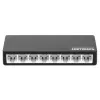Switch Fast Ethernet 8 θυρών Intellinet μεγέθους desktop, πλαστικό, IEEE 802.3az (Energy Efficient Ethernet), μαύρο