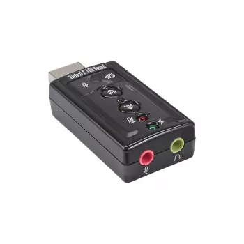 Κάρτα ήχου USB InLine 33051C με εικονικό ήχο surround 7.1