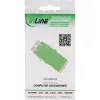 Προσαρμογέας οπτικής ίνας InLine 89989O LC/LC SM υποδοχή/υποδοχή πράσινο