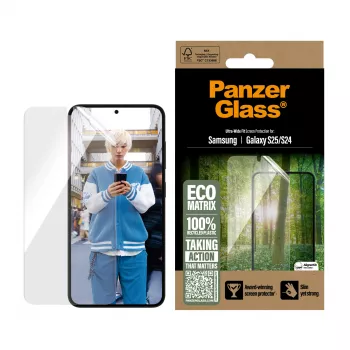 Προστασία οθόνης PanzerGlass ® ECO MATRIX Samsung Galaxy S25 | S24 | Ultra-Wide Fit